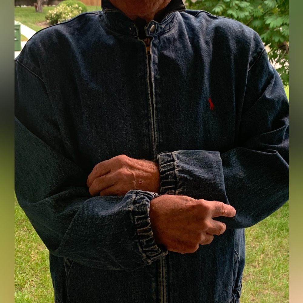 MENS POLO DENIM WINDBREAKER- circa mid 80’s